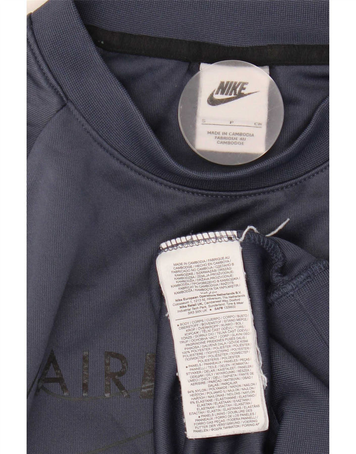 Nike - Sudadera con gráfico para hombre (talla pequeña), color azul marino, poliéster