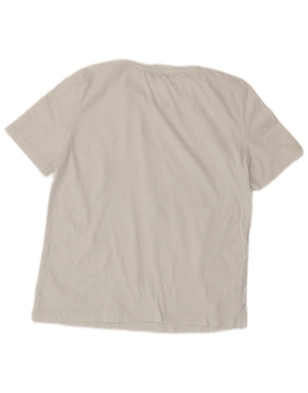 ZARA Mujer Camiseta Top UK 8 Small Blanco