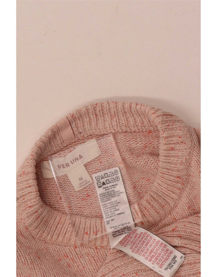 Marks & Spencer Suéter tipo jersey para mujer Per Una con cuello barco Reino Unido 44 Rosa mediano