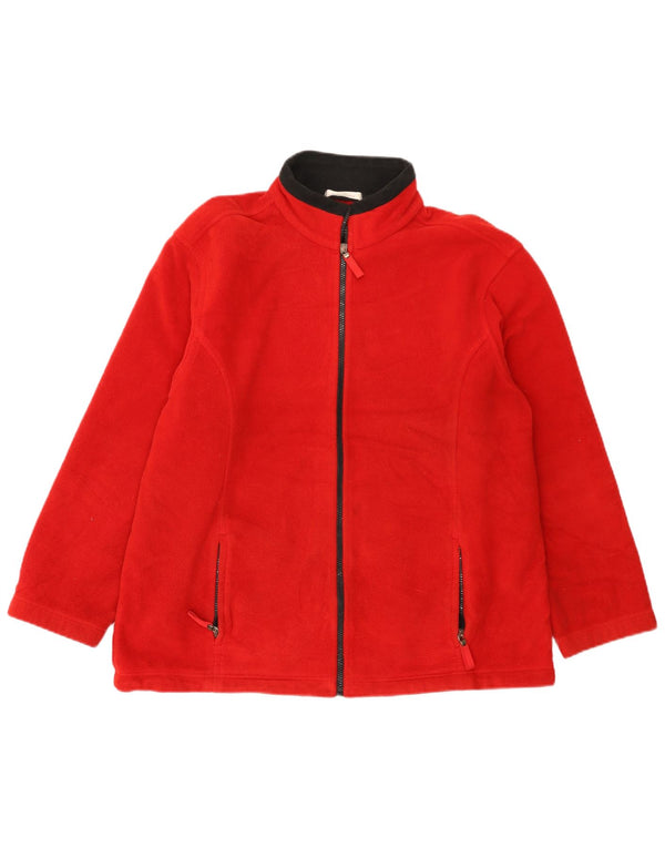 Marks & Spencer Chaqueta polar St. Michael para hombre UK 46 Poliéster rojo grande