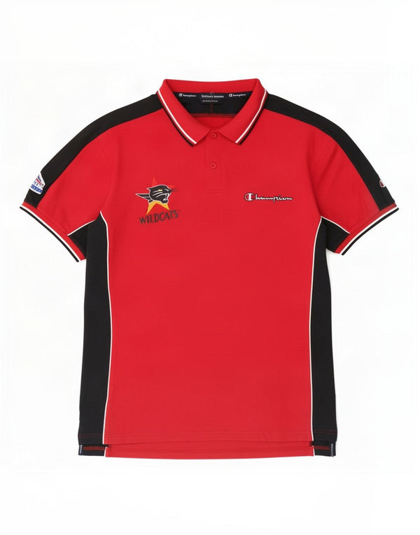 Champion Polo Con Estampado Wildcats De Algodón Rojo Grande Para Hombre