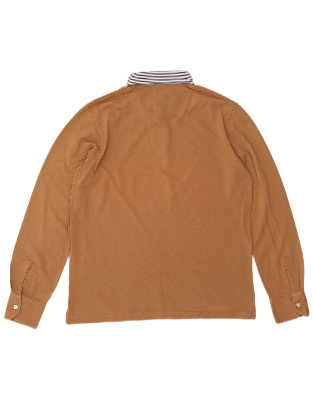 HARMONT & BLAINE Polo de rugby de manga larga para hombre Algodón beige medio