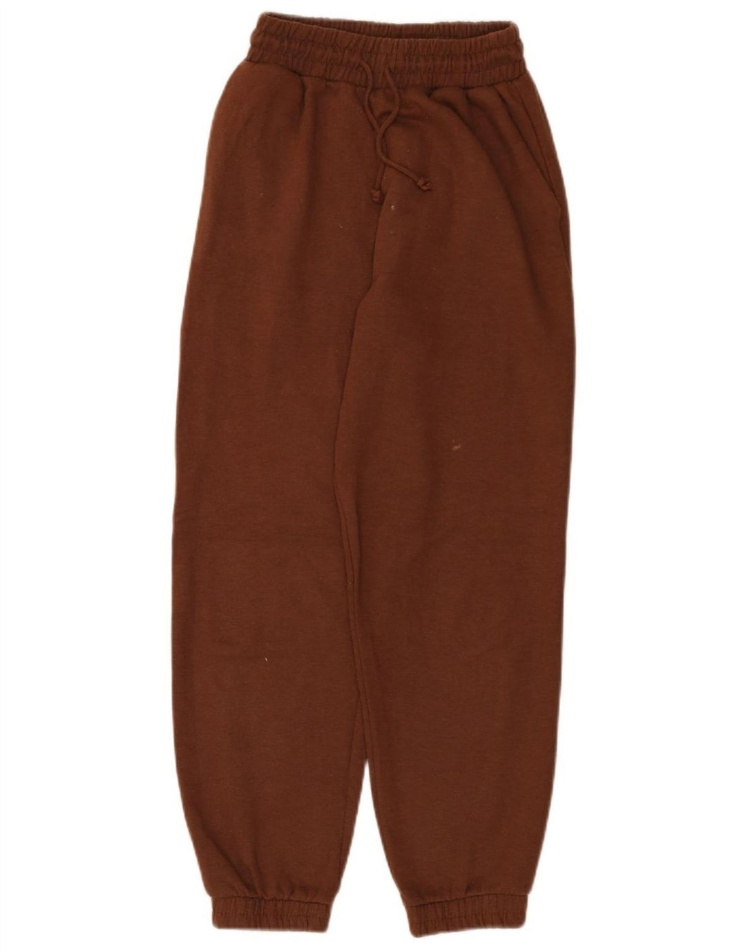 Zara Mujer Pantalón Chándal Joggers UK 8 Small Marrón Poliéster