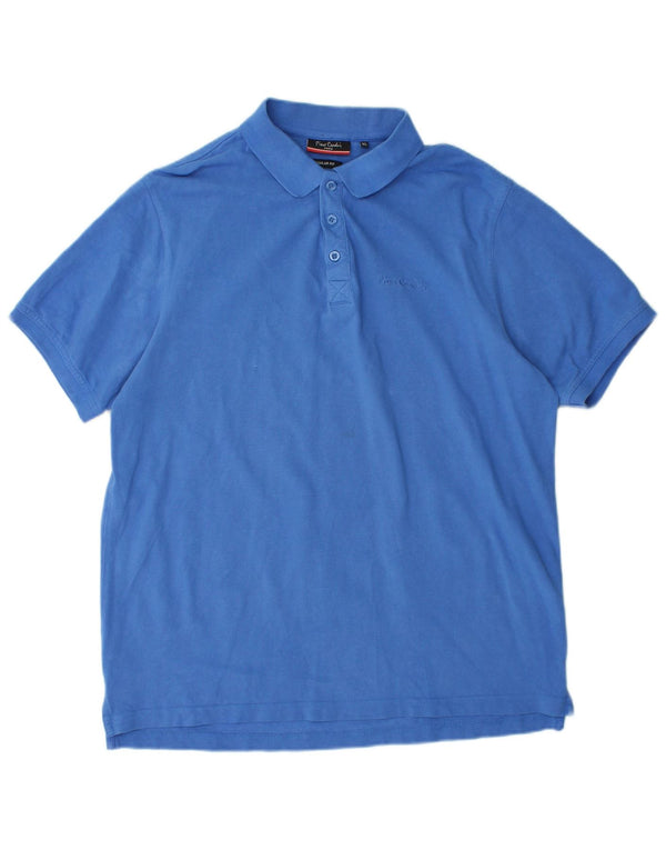 PIERRE CARDIN Polo Regular Fit Hombre XL Algodón Azul