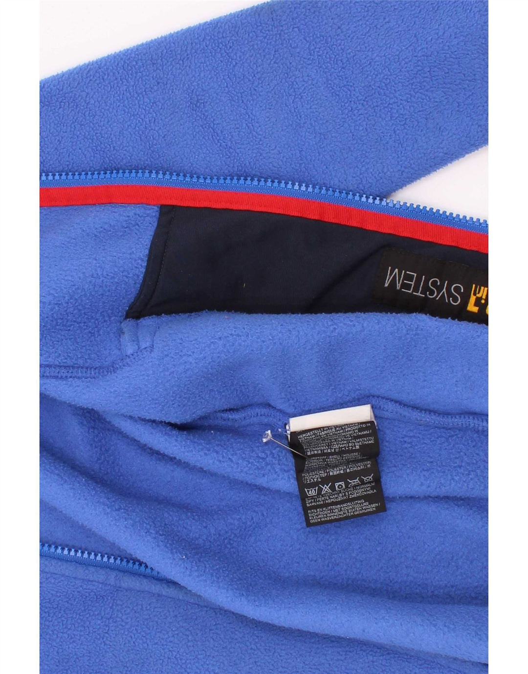 Jack Wolfskin Chaqueta polar para niño 5-6 años Azul Poliéster