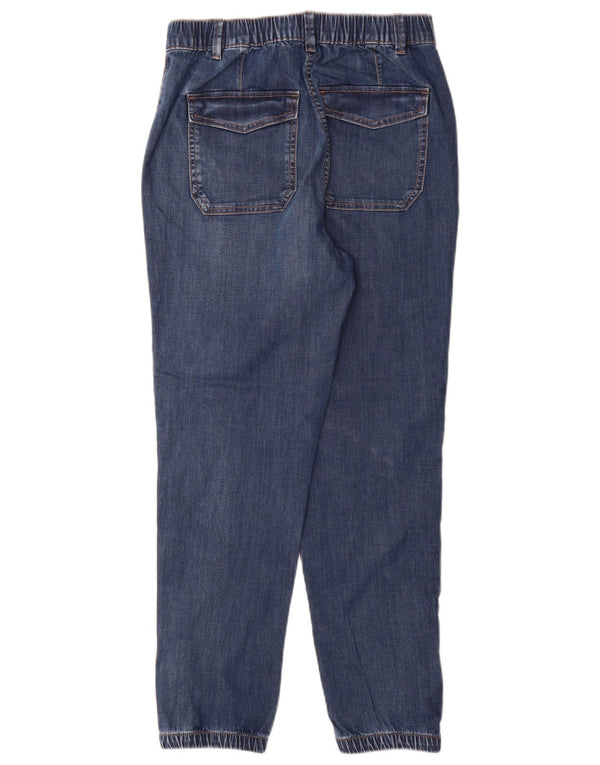 Marks & Spencer Joggers para mujer Vaqueros cónicos UK 10 Small W28 L30 Azul
