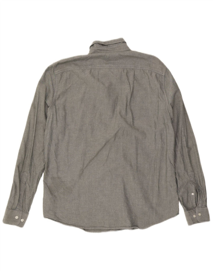 Timberland Camisa Slim Fit para Hombre Algodón Gris Grande