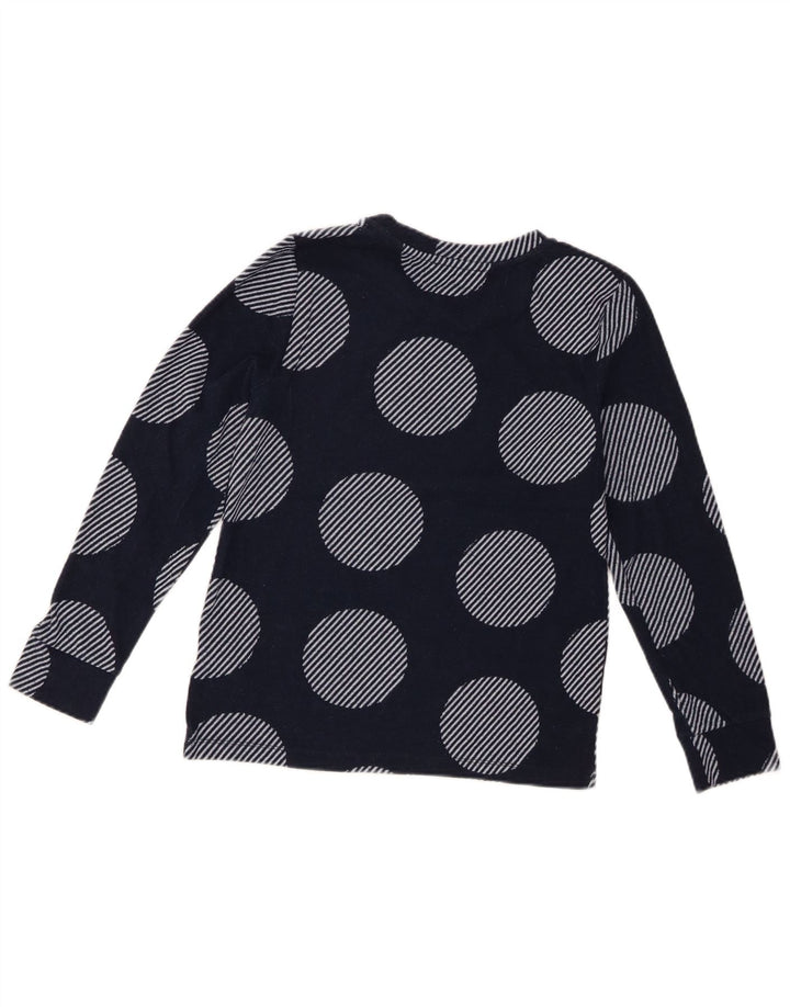 MARKS & SPENCER Suéter tipo jersey con cuello redondo para mujer UK 6 Small Azul marino