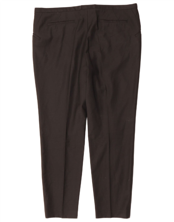 TED BAKER Pantalones informales rectos para mujer W38 L29 Negro