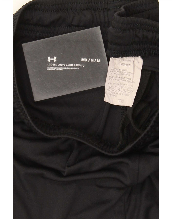 Under Armour Pantalones cortos deportivos con gráficos para hombre Poliéster negro mediano
