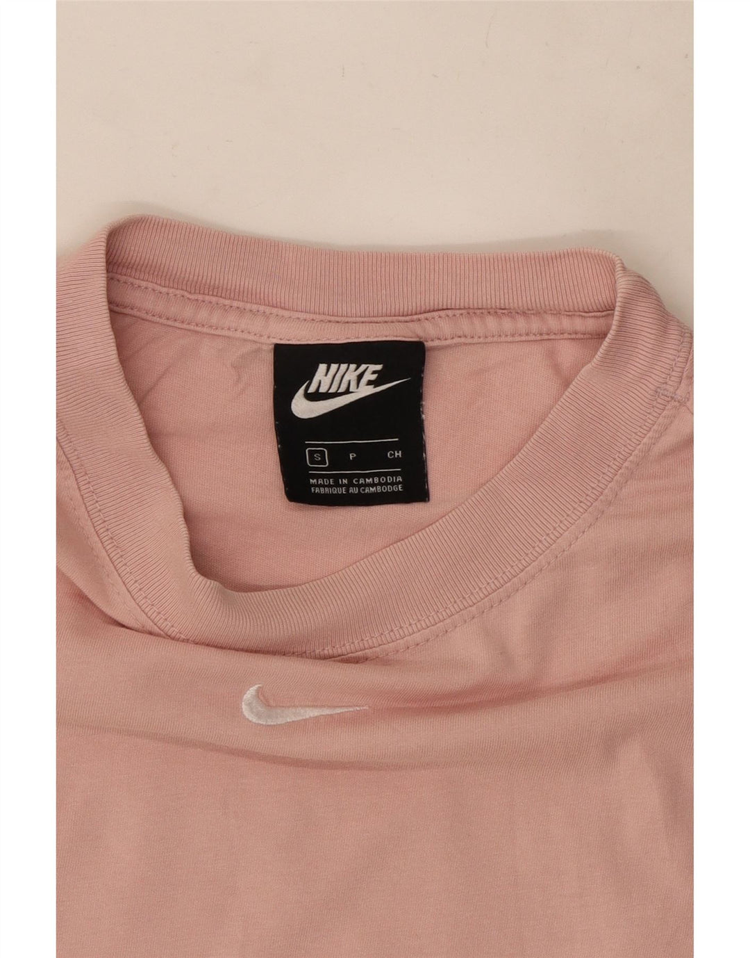Camiseta Nike Hombre Top Small Rosa