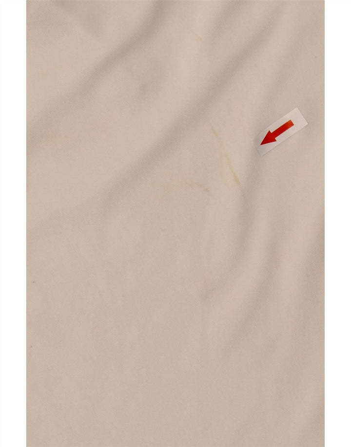Nike - Pantalones cortos deportivos Dri Fit para hombre, poliéster blanco grande