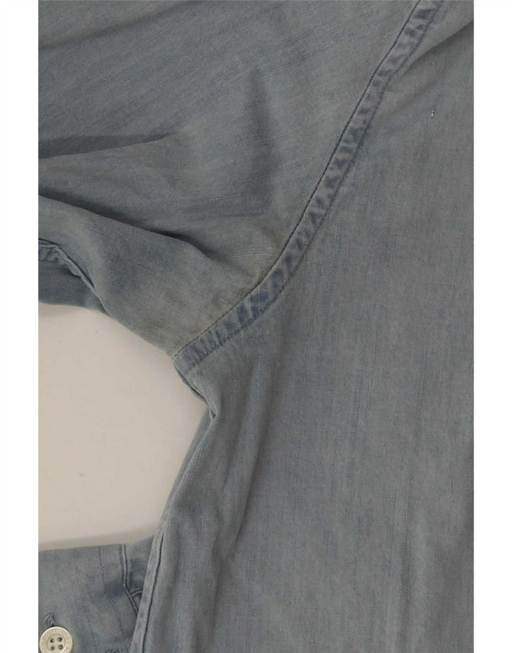 Camisa Lyle & Scott Hombre Algodón Azul Medio