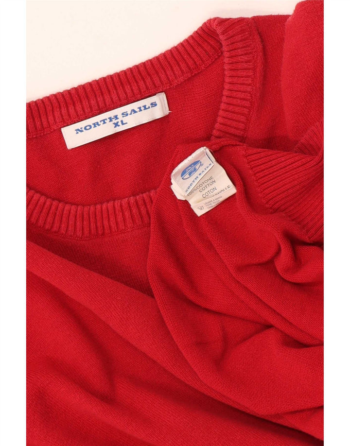 North Sails Jersey De Cuello Redondo Hombre XL Algodón Rojo