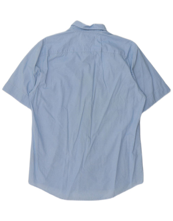 Camisa Tommy Hilfiger New York Fit de manga corta para hombre, talla grande, con lunares azules