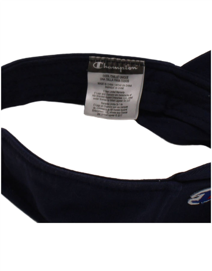 Champion - Gorra con visera para mujer, talla única, algodón azul marino