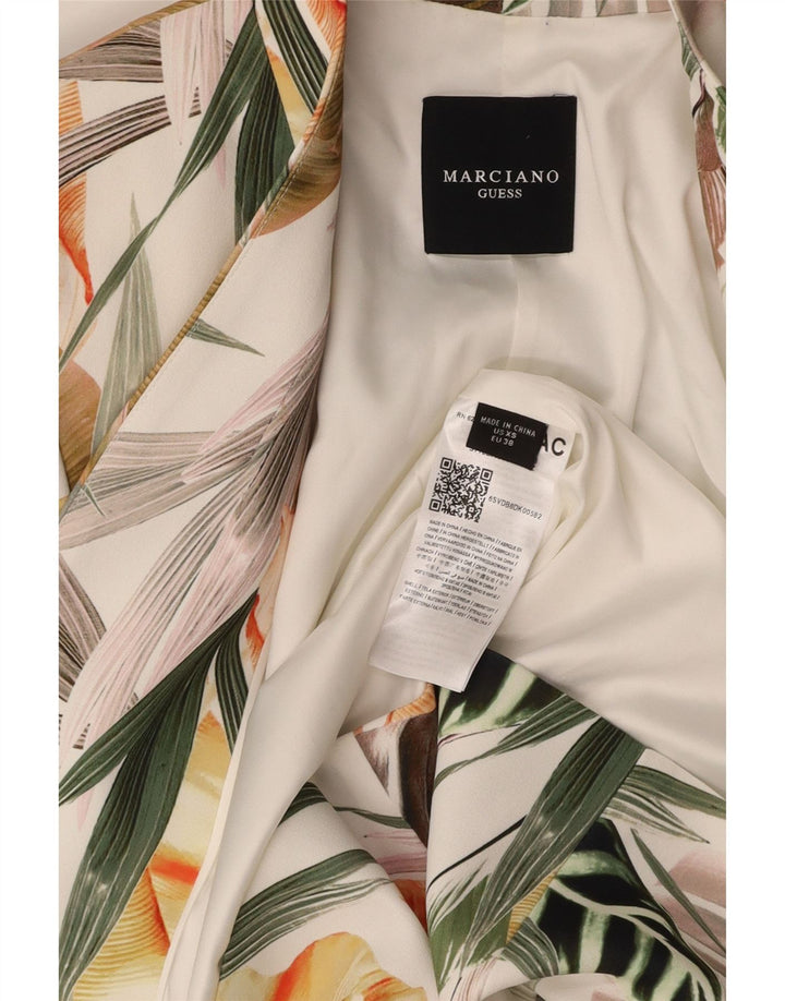GUESS BY MARCIANO Chaqueta Blazer para Mujer UK 6 XS Multicolor Floral