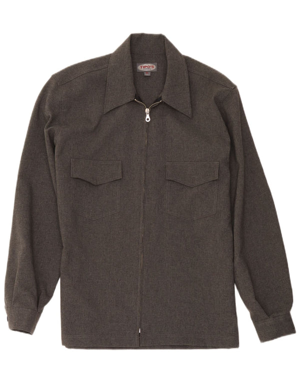 Camisa Tipo' S Hombre XL Poliéster Gris