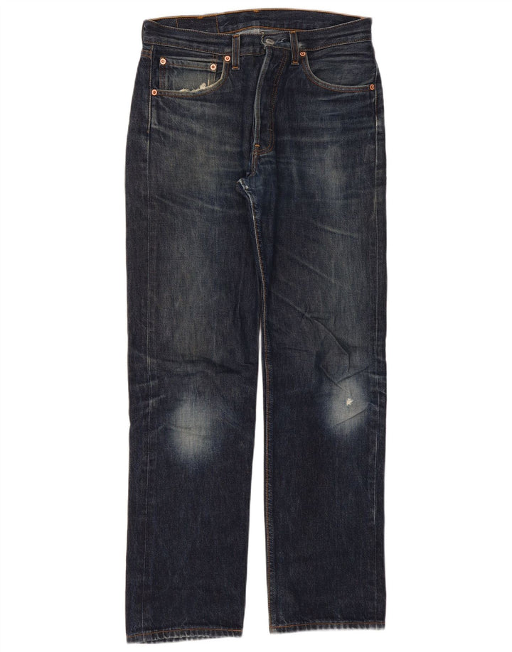Vaqueros Levi's Mujer 501 Rectos W31 L32 Azul Marino