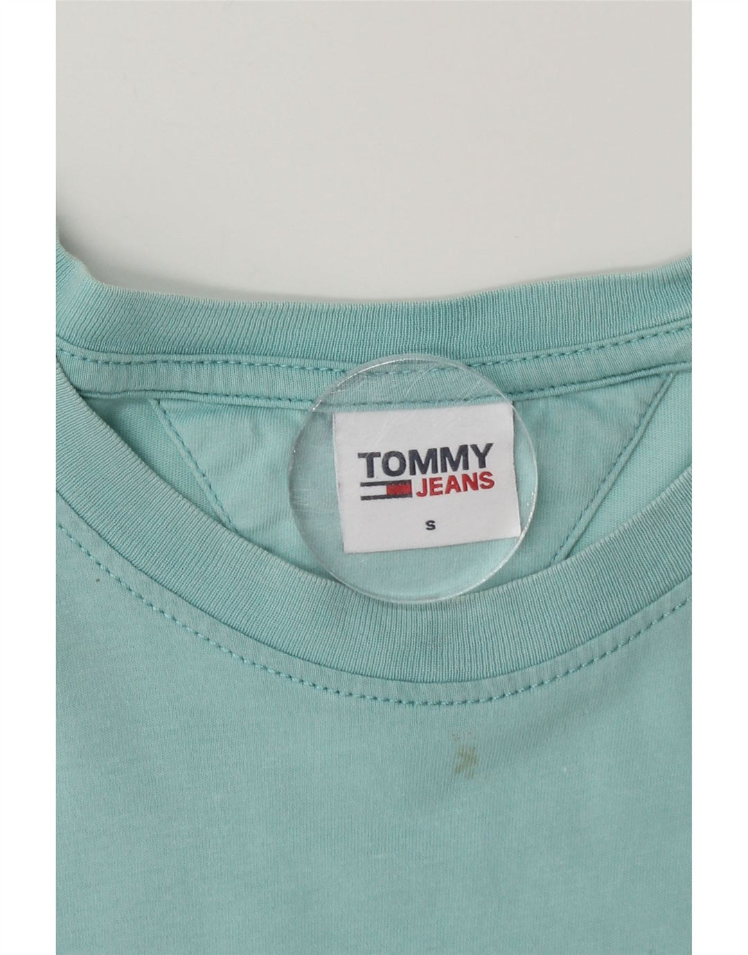 Tommy Hilfiger Camiseta gráfica para hombre Top Small Blue Cotton