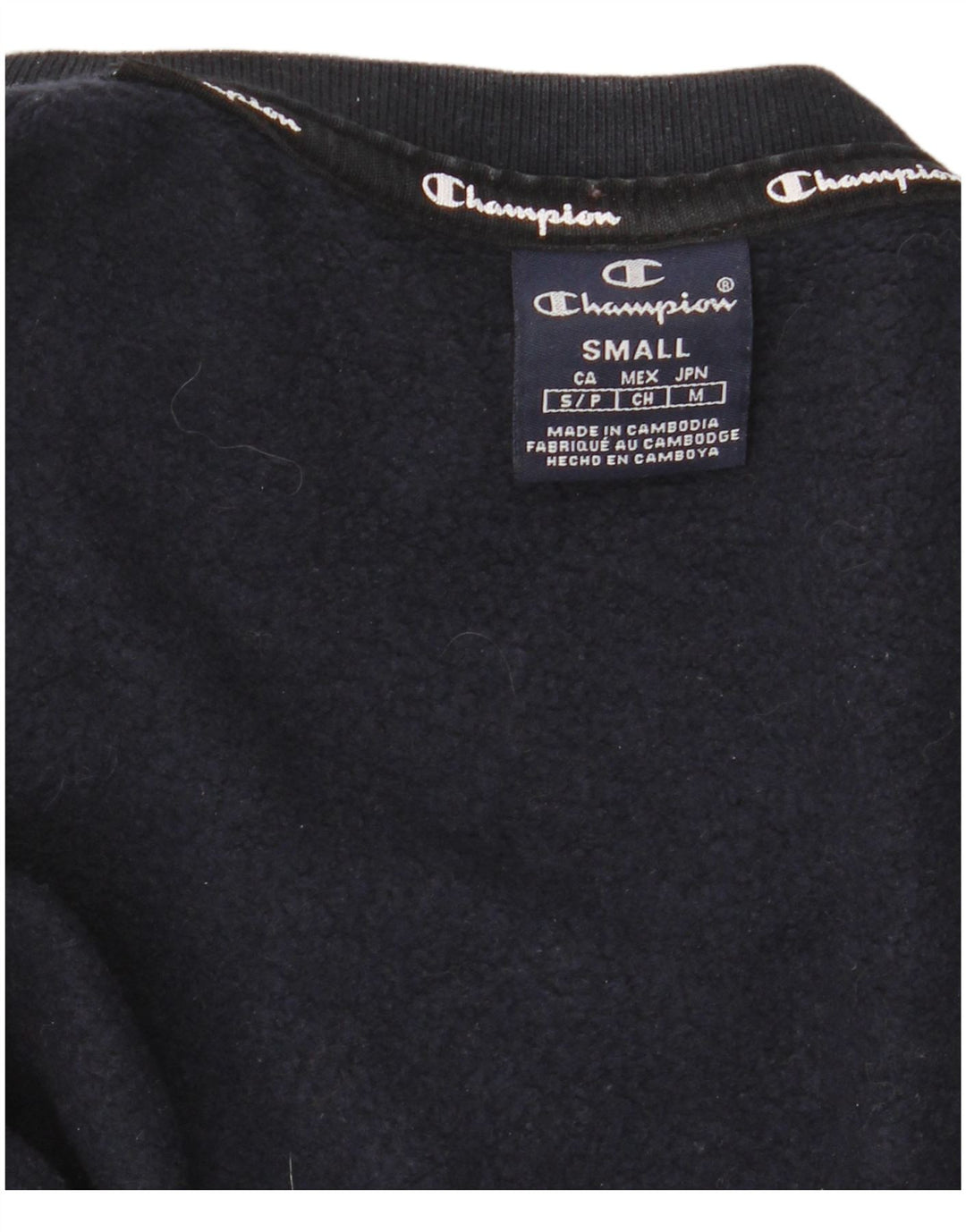 Champion Sudadera Gráfica para Hombre Jersey Pequeño Azul Marino