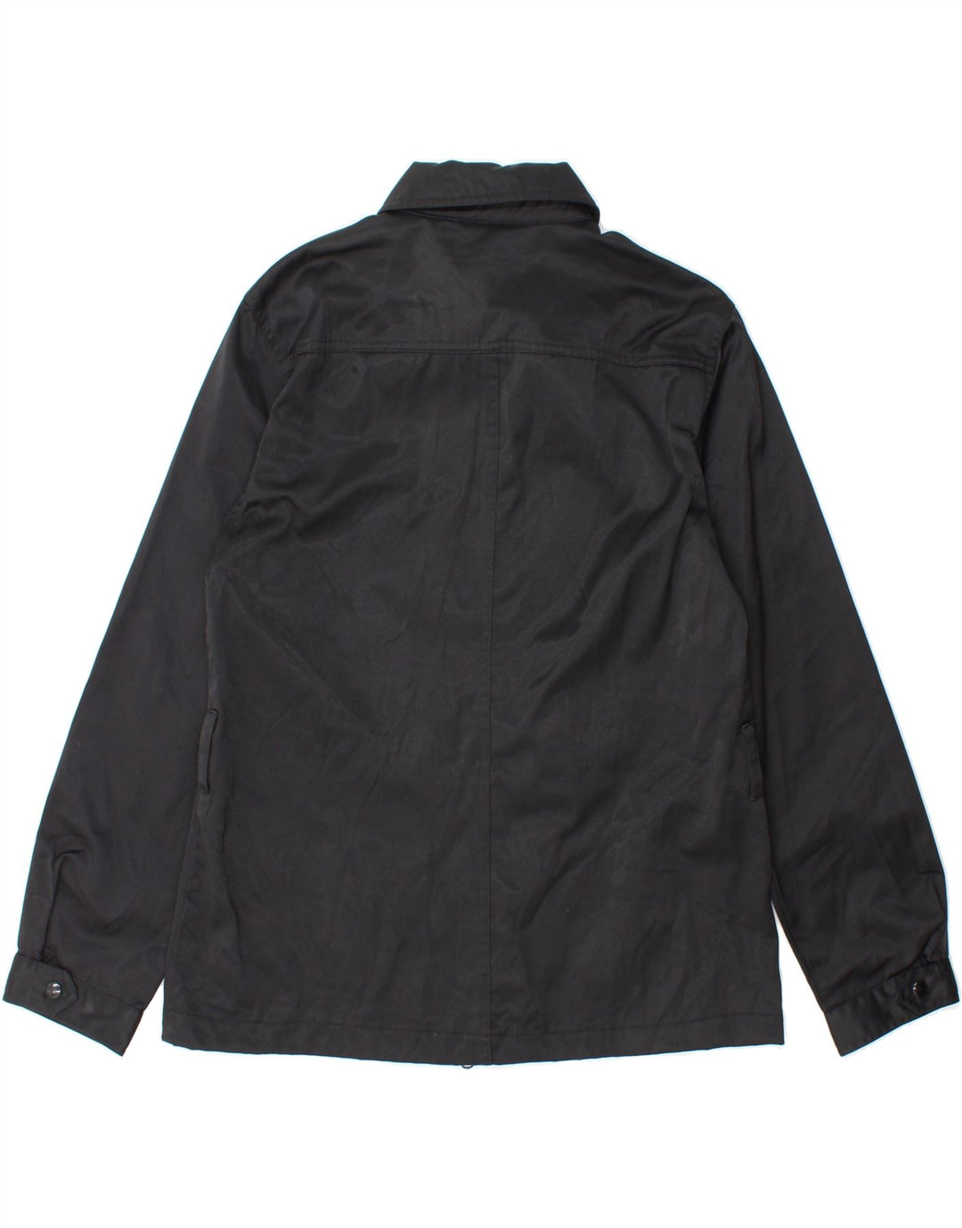 BENETTON Womens Bomber Jacket UK 14 Medium Black Vintage Benetton and Second-Hand Benetton from Messina Hembry 