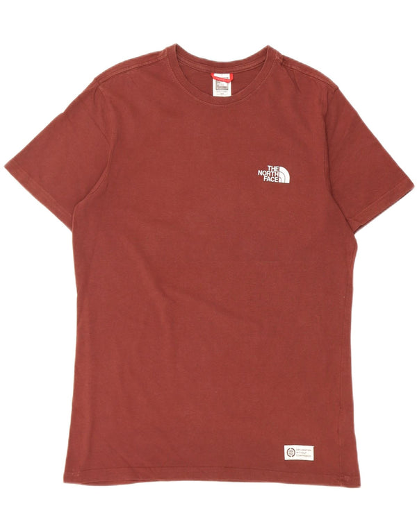 The North Face Mens Graphic T-Shirt Top Medium Brown Cotton