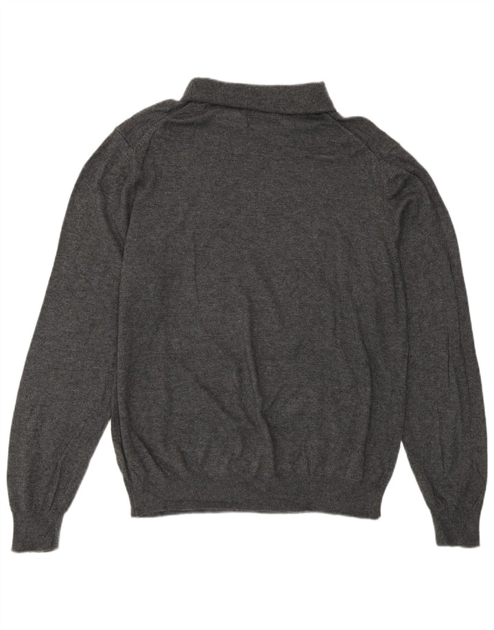 Marks & Spencer Suéter tipo jersey con cuello vuelto para mujer Reino Unido 44 Gris grande