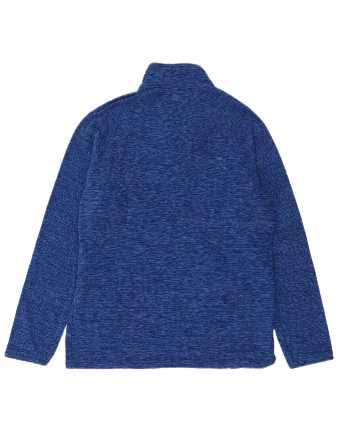 Jersey de forro polar con cremallera y cuello para hombre de Mountain Warehouse, tamaño mediano, azul marino moteado