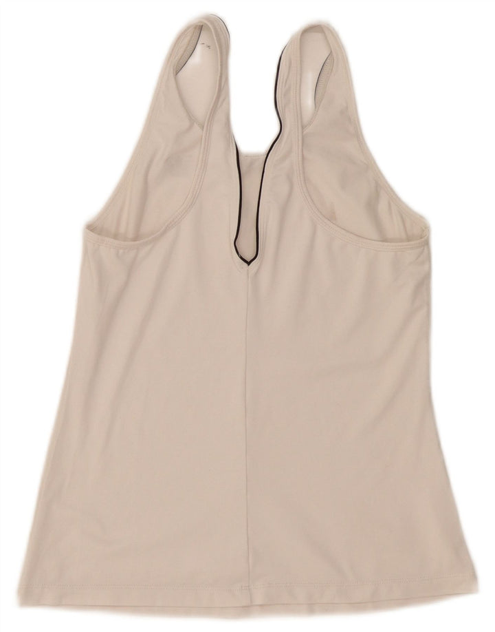 New Balance Mujer Chaleco Top UK 8 Pequeño Blanco