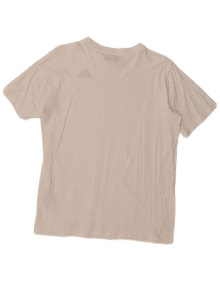 Camiseta Kappa Hombre Top Medium Blanco Algodón