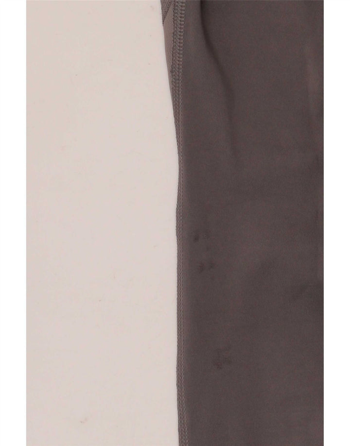 Nike Leggings cortos Dri Fit para mujer UK 40 Poliéster gris medio