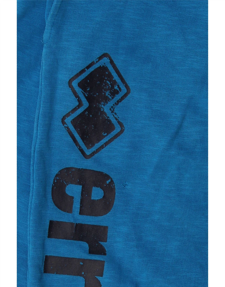 Errea Mens Graphic Sport Shorts XL Algodón Azul