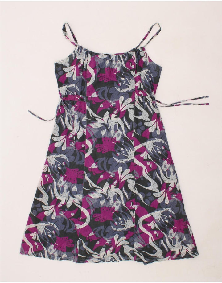 FAT FACE Womens Abstract Pattern Sundress UK 12 Medium Multicoloured Vintage Fat Face and Second-Hand Fat Face from Messina Hembry 