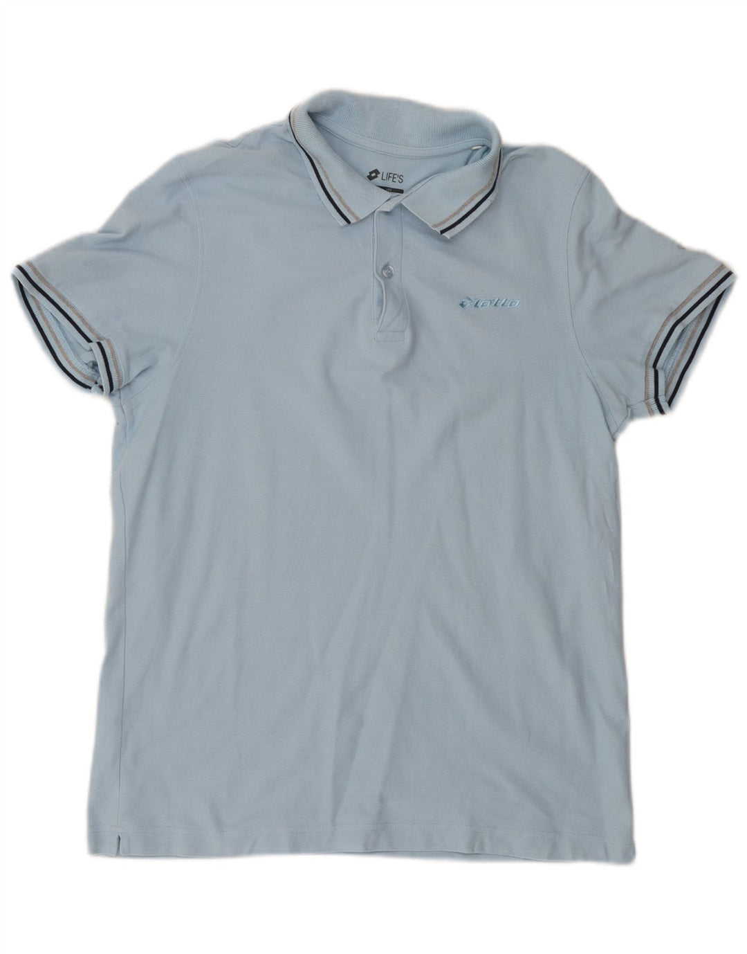 Lotto Life's Polo Azul Medio Hombre