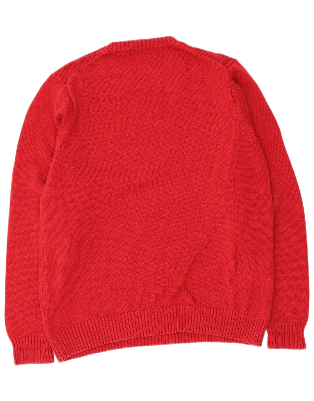 Marks & Spencer - Jersey de cuello redondo para hombre, talla 38/40, color rojo mediano