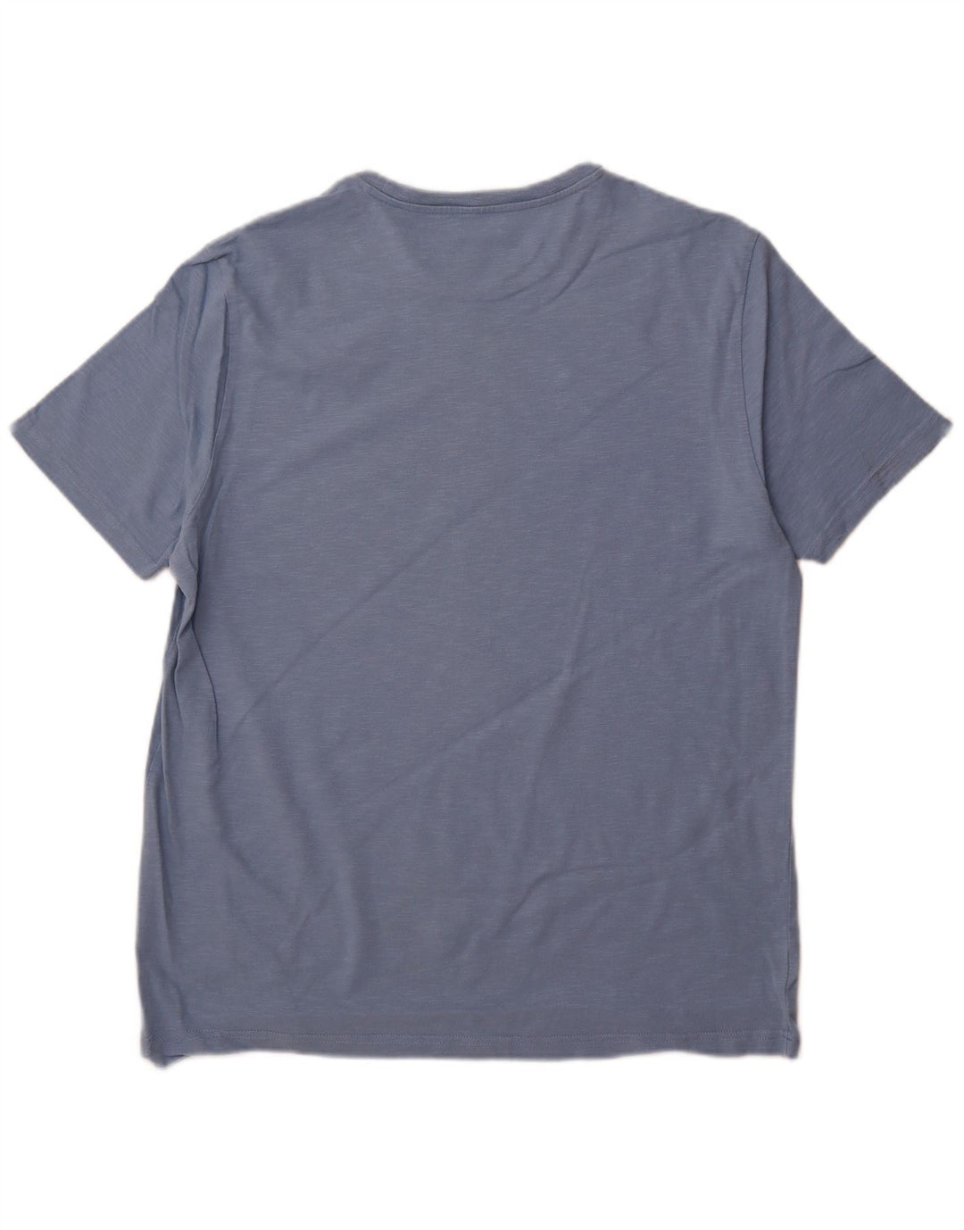 FAT FACE Camiseta gráfica para hombre Top XL Algodón moteado azul