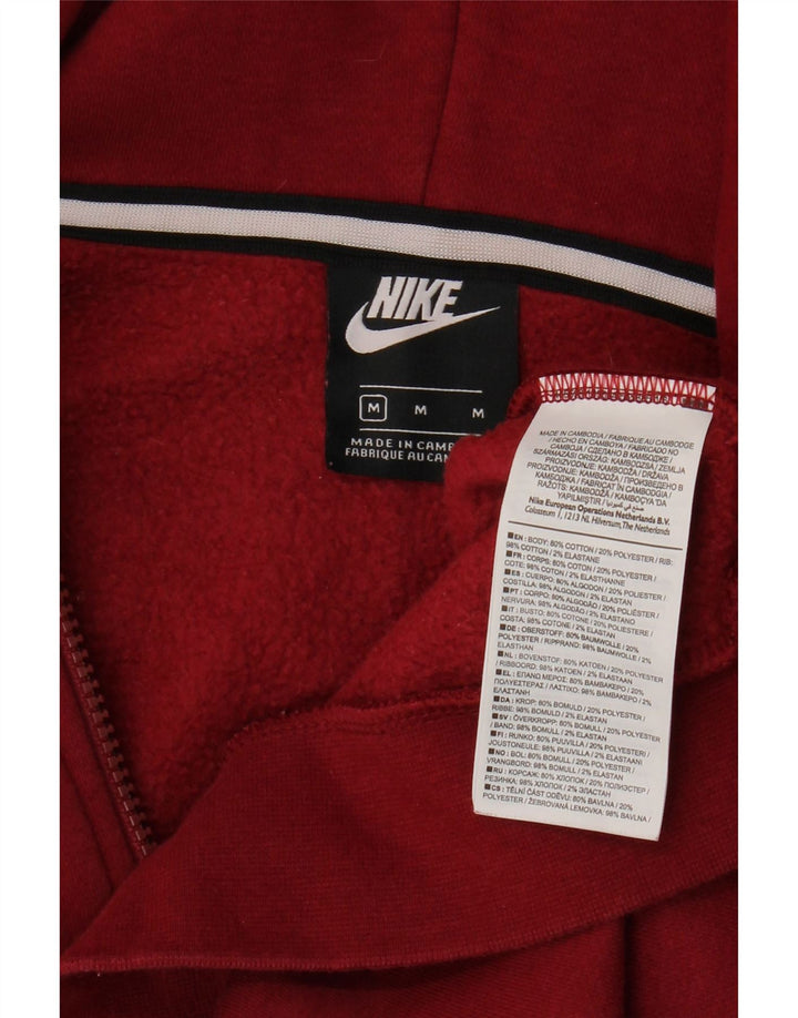 Nike - Sudadera con capucha para hombre, color rojo medio, algodón