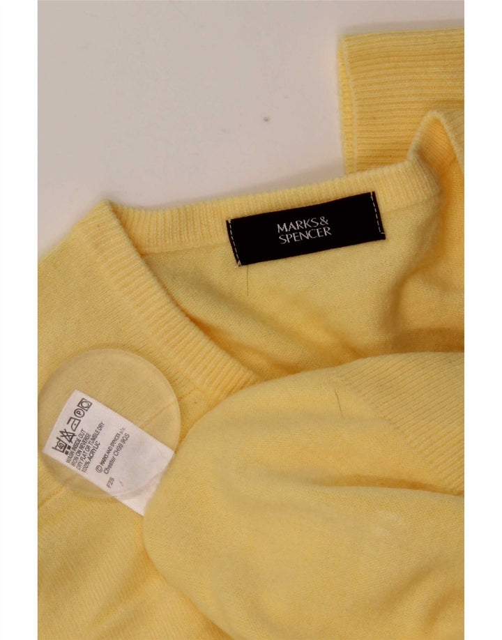Marks & Spencer Jersey con Cuello en V para Hombre Acrílico Amarillo Medio
