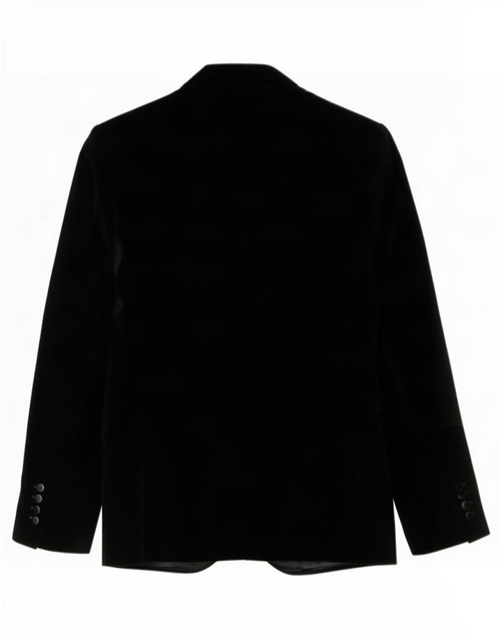 Zara Chaqueta tipo blazer de 2 botones para hombre EU 48 Mediana Algodón negro