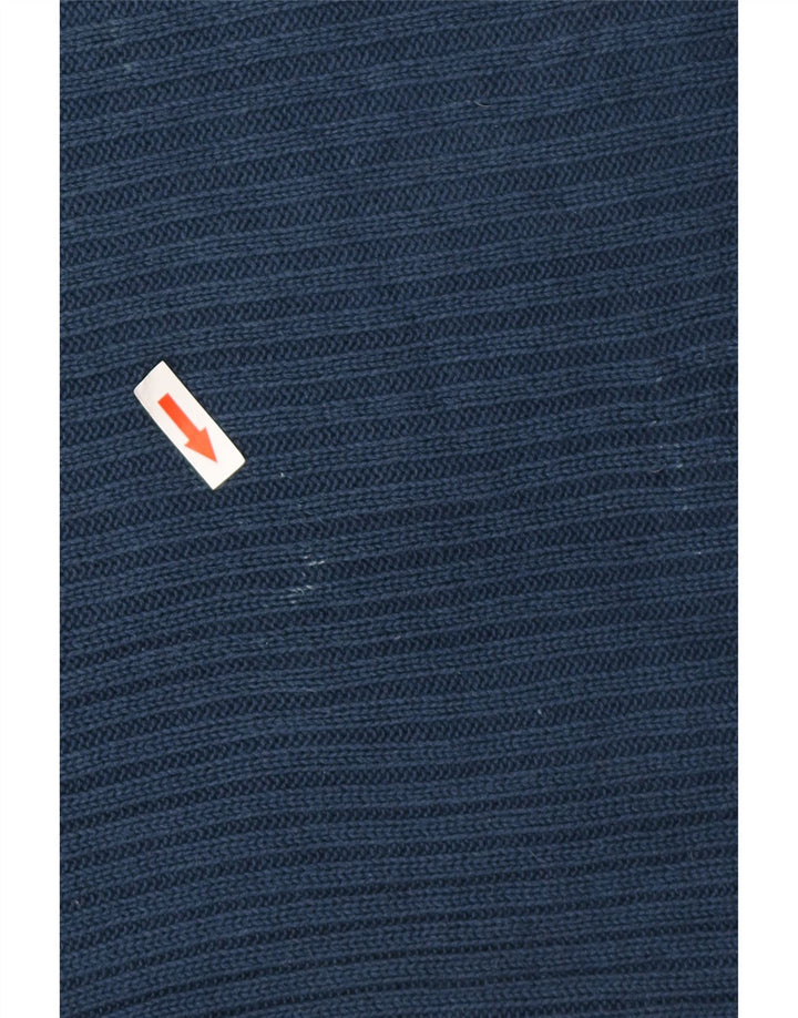 CALVIN KLEIN JEANS Suéter con cuello redondo y gráfico para hombre Azul grande