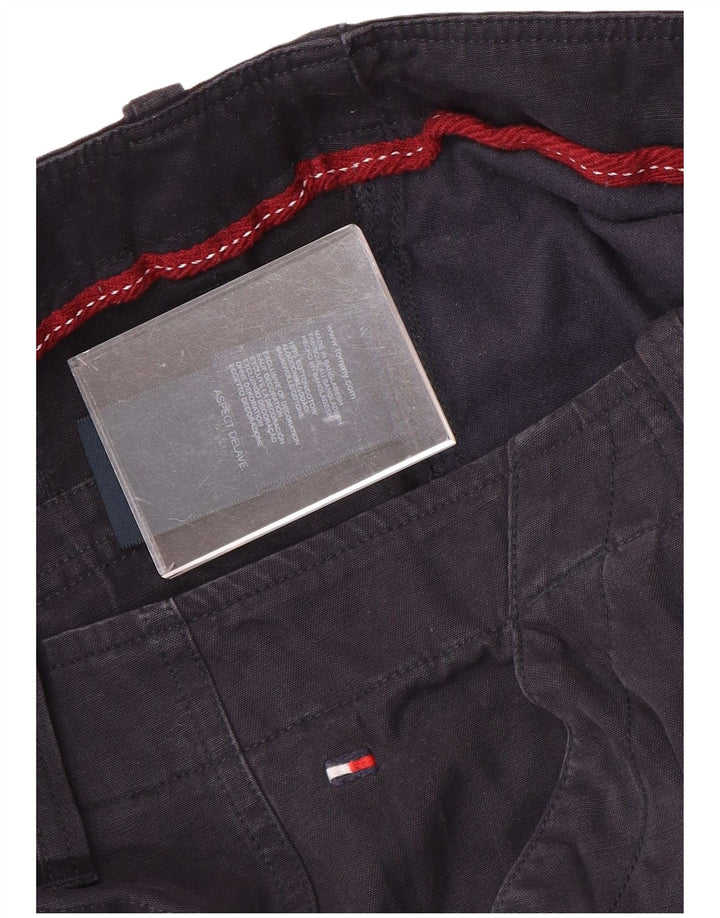 TOMMY HILFIGER Shorts cargo para hombre W32 Medium Azul marino Algodón