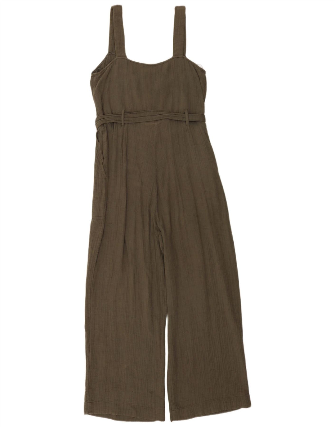 Zara Mujer Mono Sin Mangas UK 10 Small Caqui