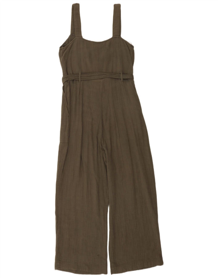 Zara Mujer Mono Sin Mangas UK 10 Small Caqui