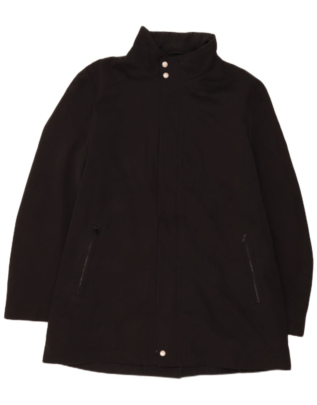 Hugo Boss Abrigo para hombre EU 56 3XL Negro Poliéster