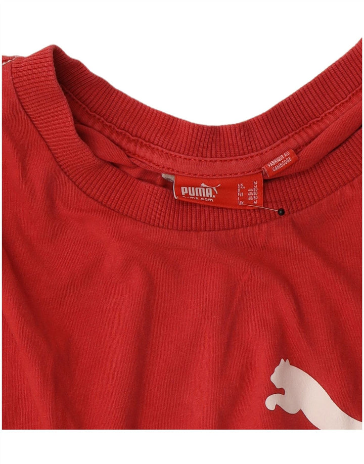 Puma Camiseta Gráfica para Hombre Top Medium Rojo