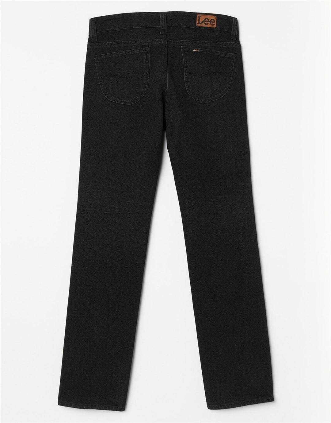 Vaqueros Lee Mujer Rectos W30 L32 Algodón Negro