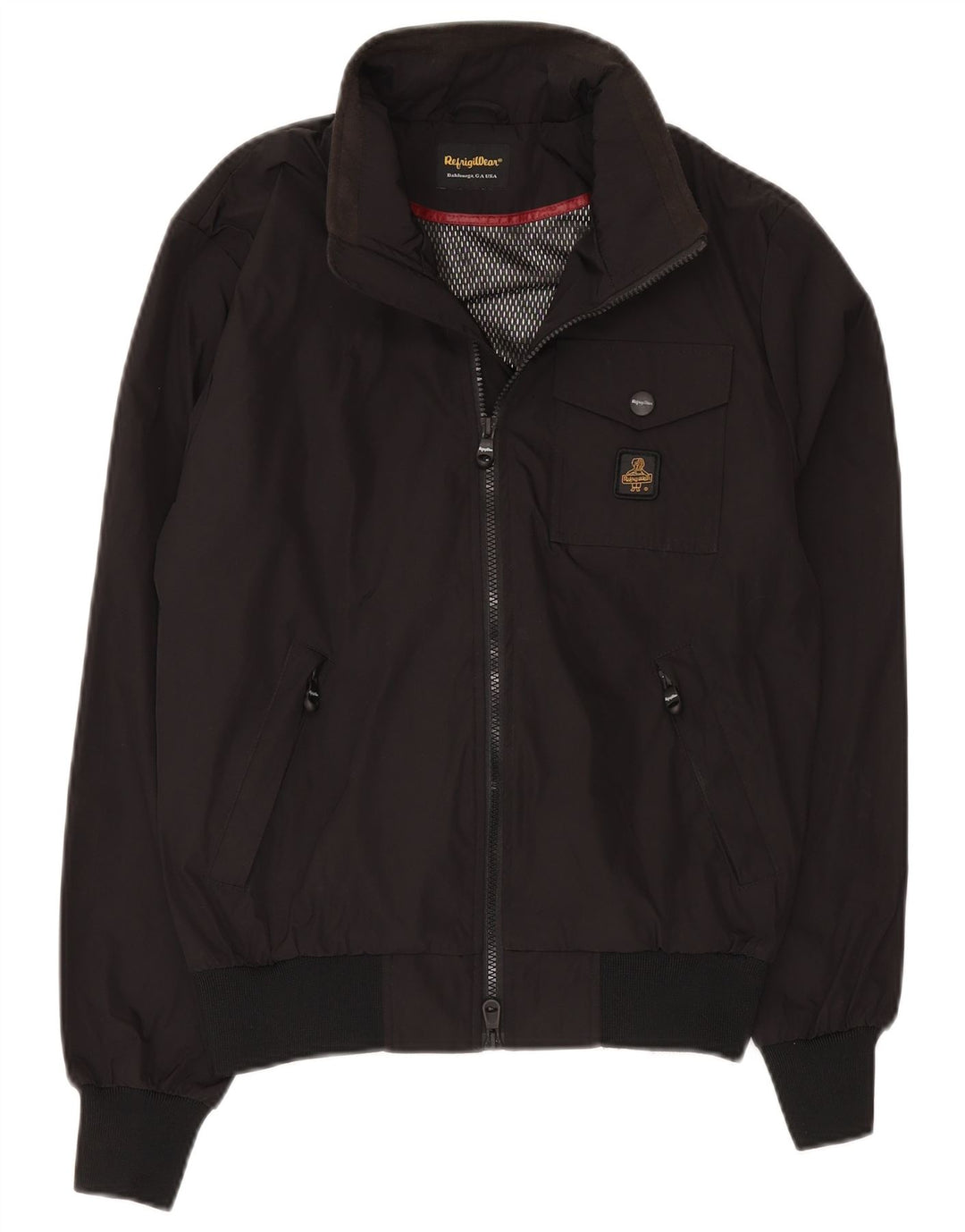 Refrigiwear Chaqueta Bomber para Hombre EU 46 Small Poliéster Negro