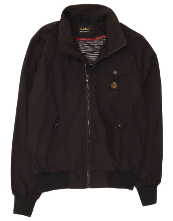 Refrigiwear Chaqueta Bomber para Hombre EU 46 Small Poliéster Negro