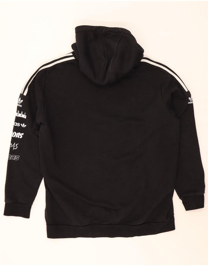 ADIDAS Sudadera con capucha gráfica para hombre XL Algodón negro